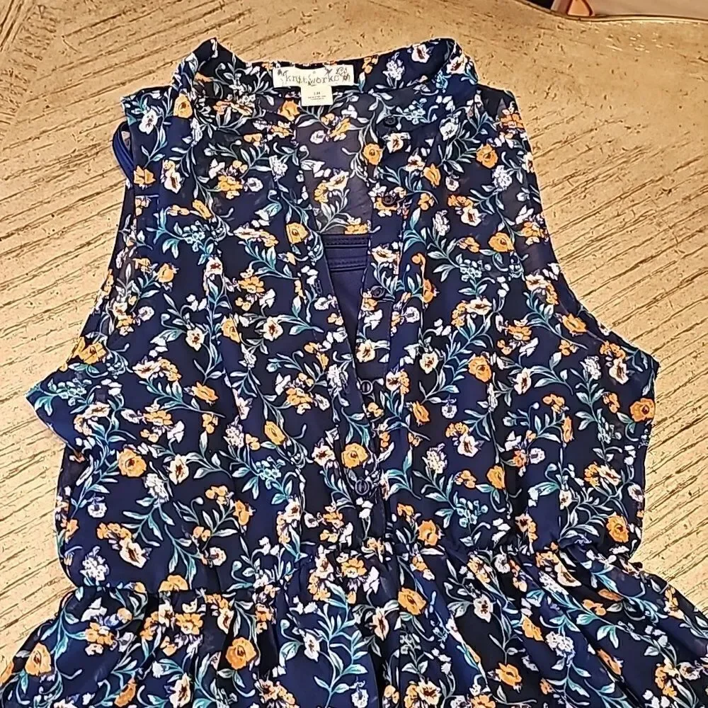 Girls floral Dress size 12